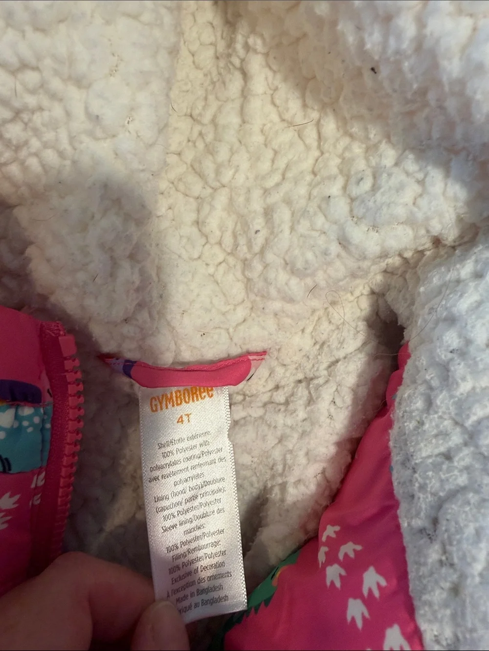 Gymboree dinosaur puffer jacket
